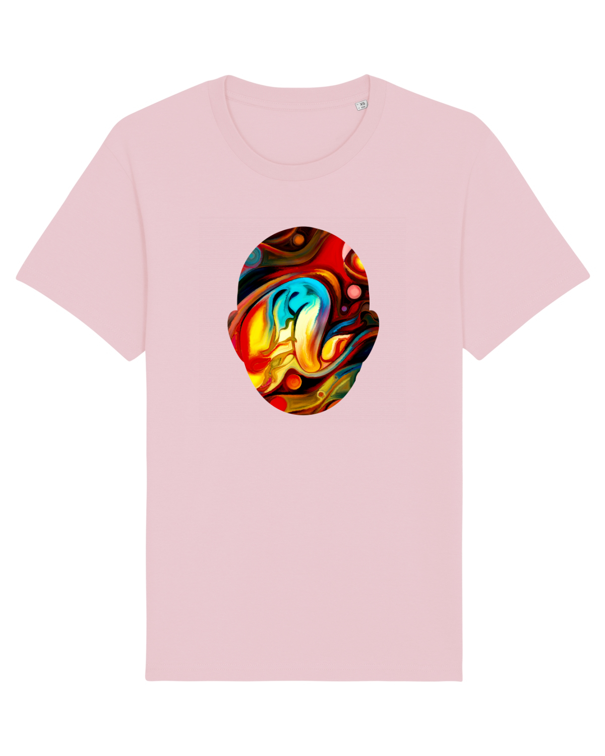 Tricou mânecă scurtă Unisex Rocker Cotton Pink