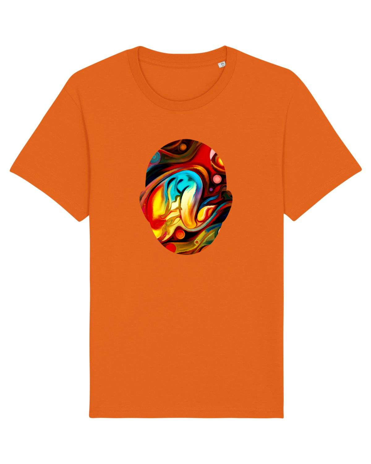 Tricou mânecă scurtă Unisex Rocker Bright Orange