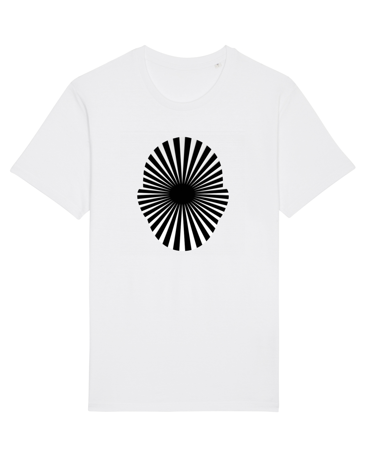 Tricou mânecă scurtă Unisex Rocker White