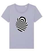 Psychedelic Man  Tricou mânecă scurtă guler larg fitted Damă Expresser