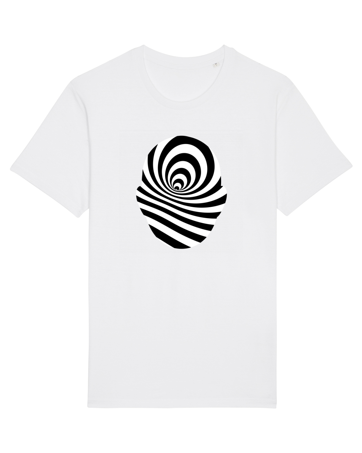 Tricou mânecă scurtă Unisex Rocker White