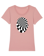 Psychedelic Man  Tricou mânecă scurtă guler larg fitted Damă Expresser