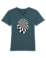 Psychedelic Man  Tricou mânecă scurtă guler V Bărbat Presenter