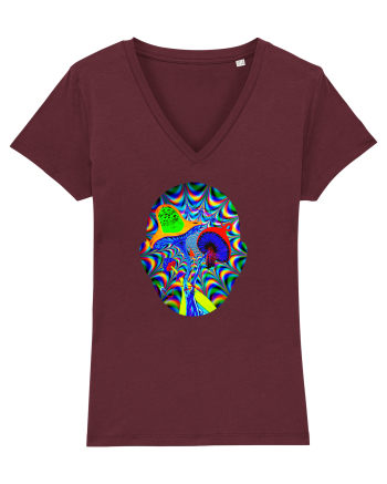 Psychedelic Man  Burgundy