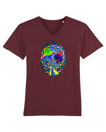 Psychedelic Man  Burgundy
