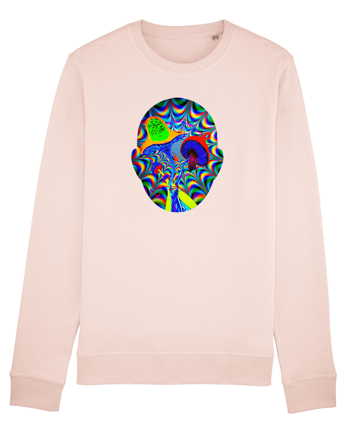 Bluză mânecă lungă Unisex Rise Candy Pink