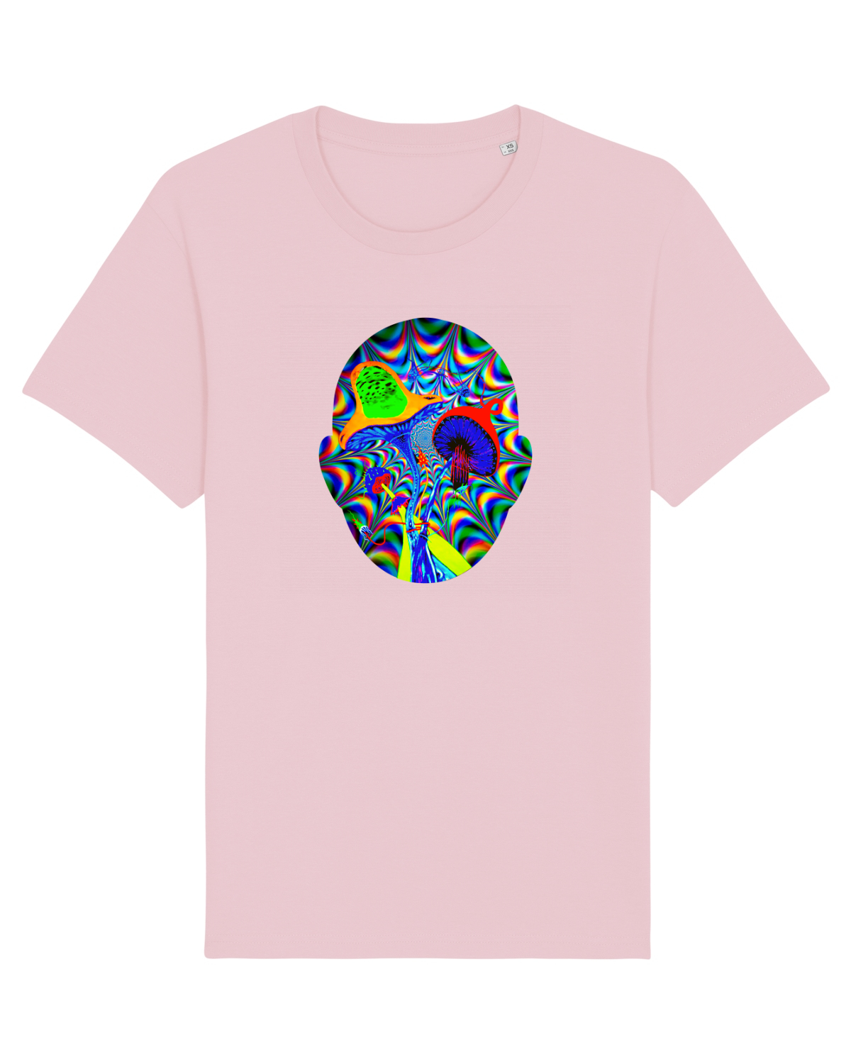 Tricou mânecă scurtă Unisex Rocker Cotton Pink