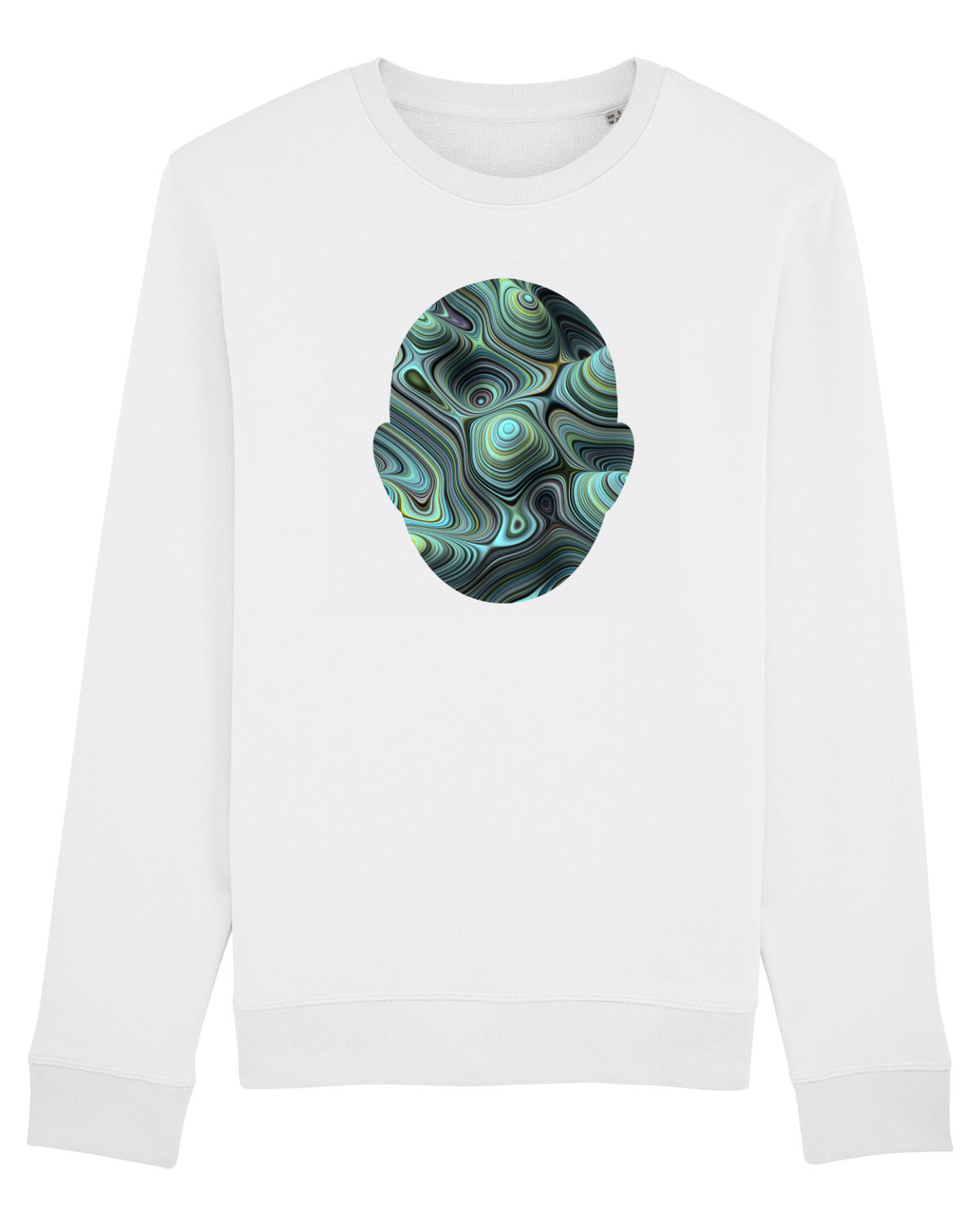 Bluză mânecă lungă Unisex Rise White