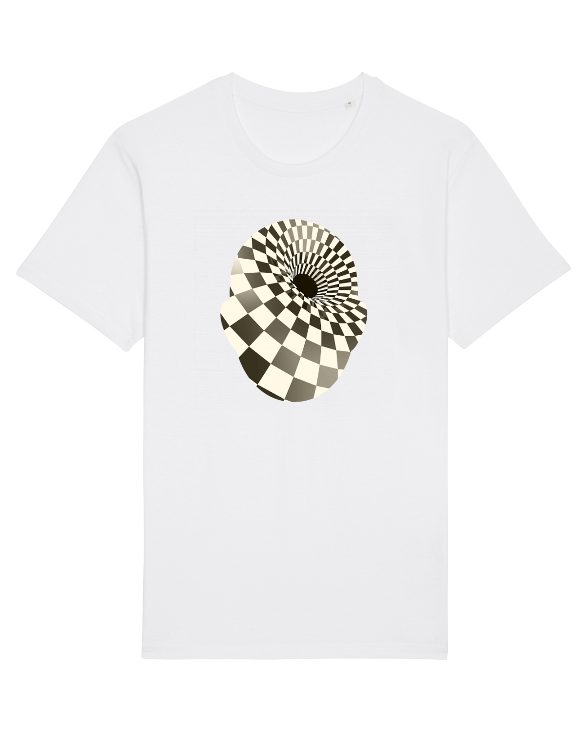 Tricou mânecă scurtă Unisex Rocker White