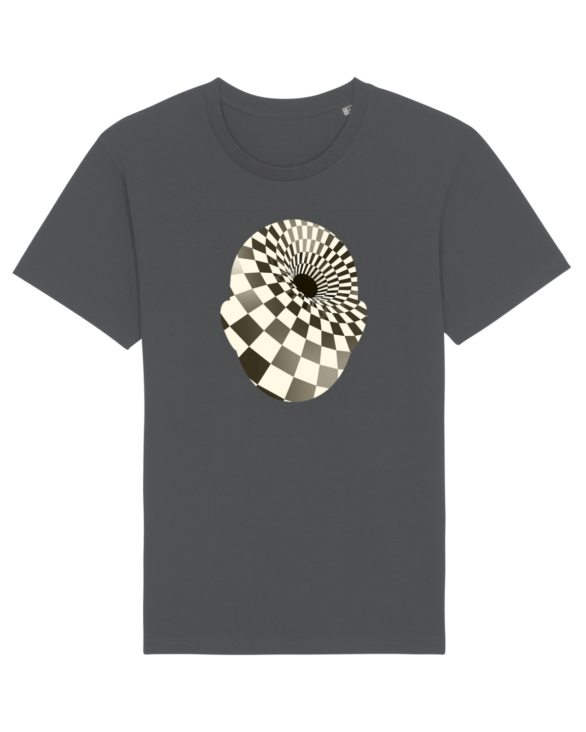 Tricou mânecă scurtă Unisex Rocker Anthracite