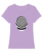Psychedelic Man  Tricou mânecă scurtă guler larg fitted Damă Expresser