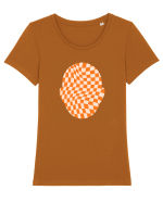 Psychedelic Man  Tricou mânecă scurtă guler larg fitted Damă Expresser