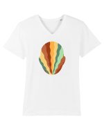 Psychedelic Man  Tricou mânecă scurtă guler V Bărbat Presenter