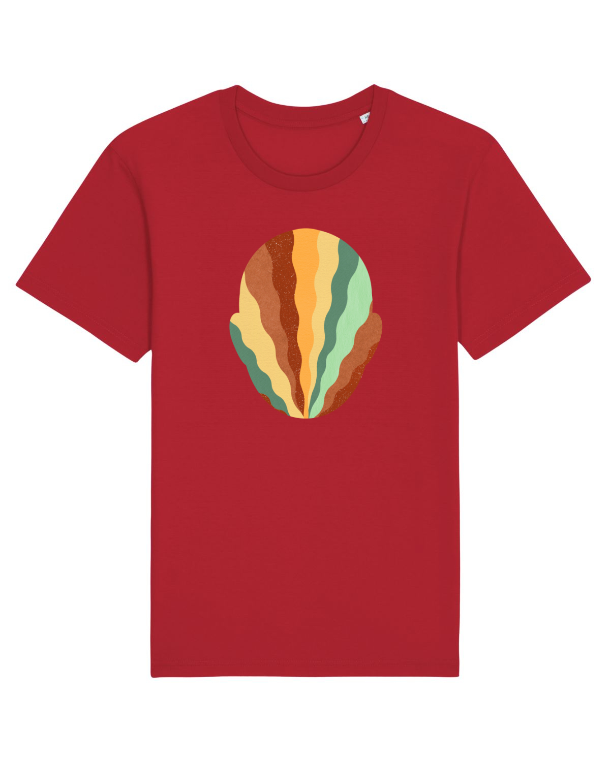 Tricou mânecă scurtă Unisex Rocker Red