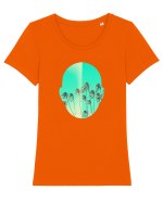 Summer In My Mind Tricou mânecă scurtă guler larg fitted Damă Expresser