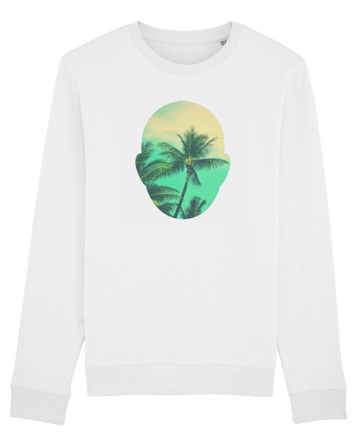 Bluză mânecă lungă Unisex Rise White