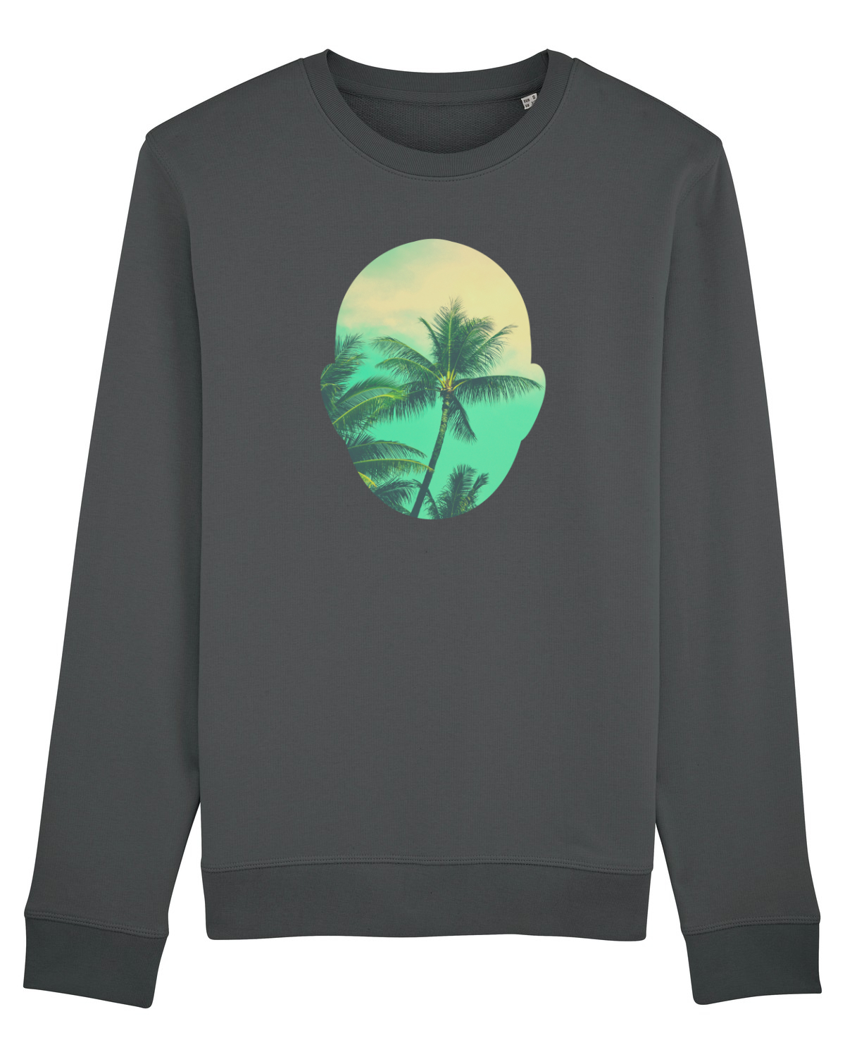 Bluză mânecă lungă Unisex Rise Anthracite