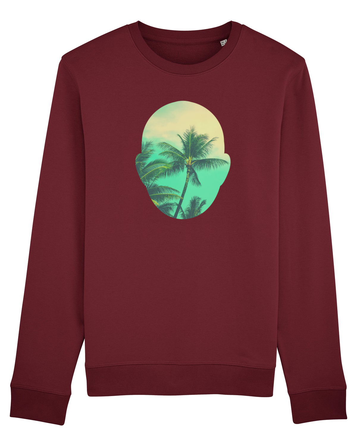 Bluză mânecă lungă Unisex Rise Burgundy