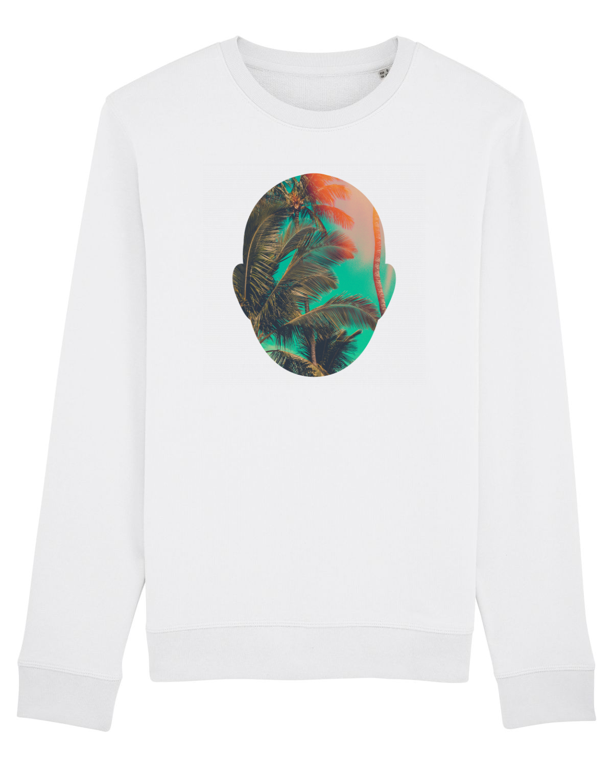Bluză mânecă lungă Unisex Rise White