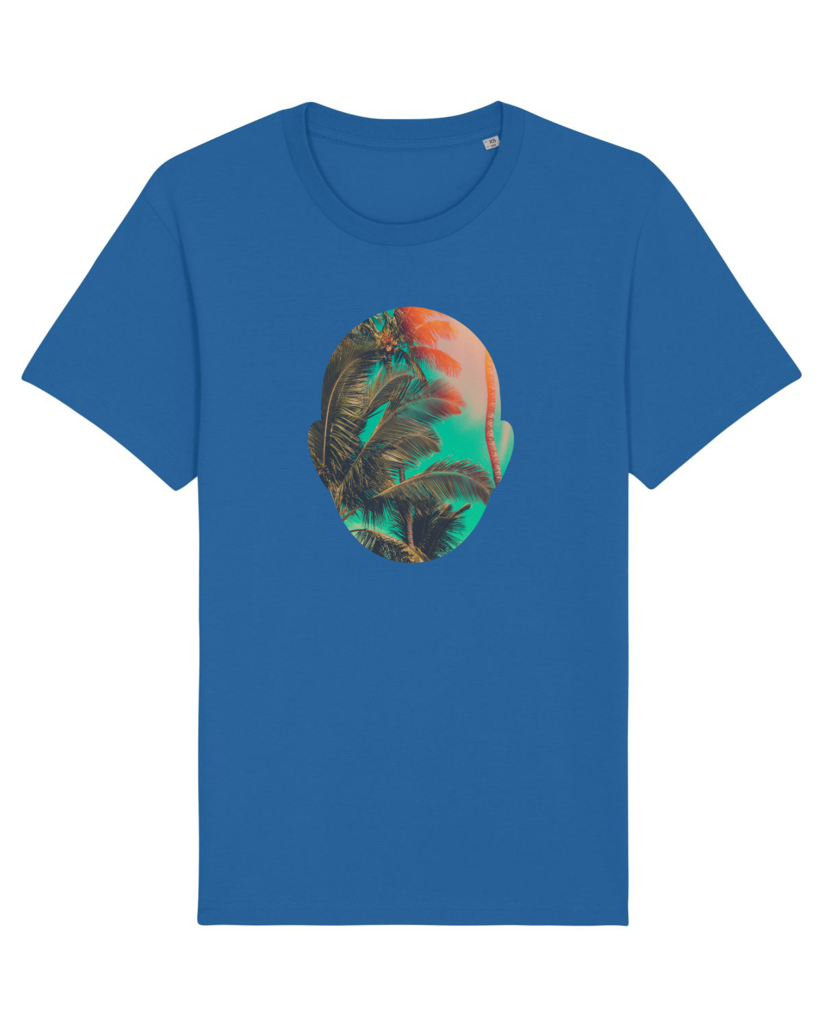 Tricou mânecă scurtă Unisex Rocker Royal Blue