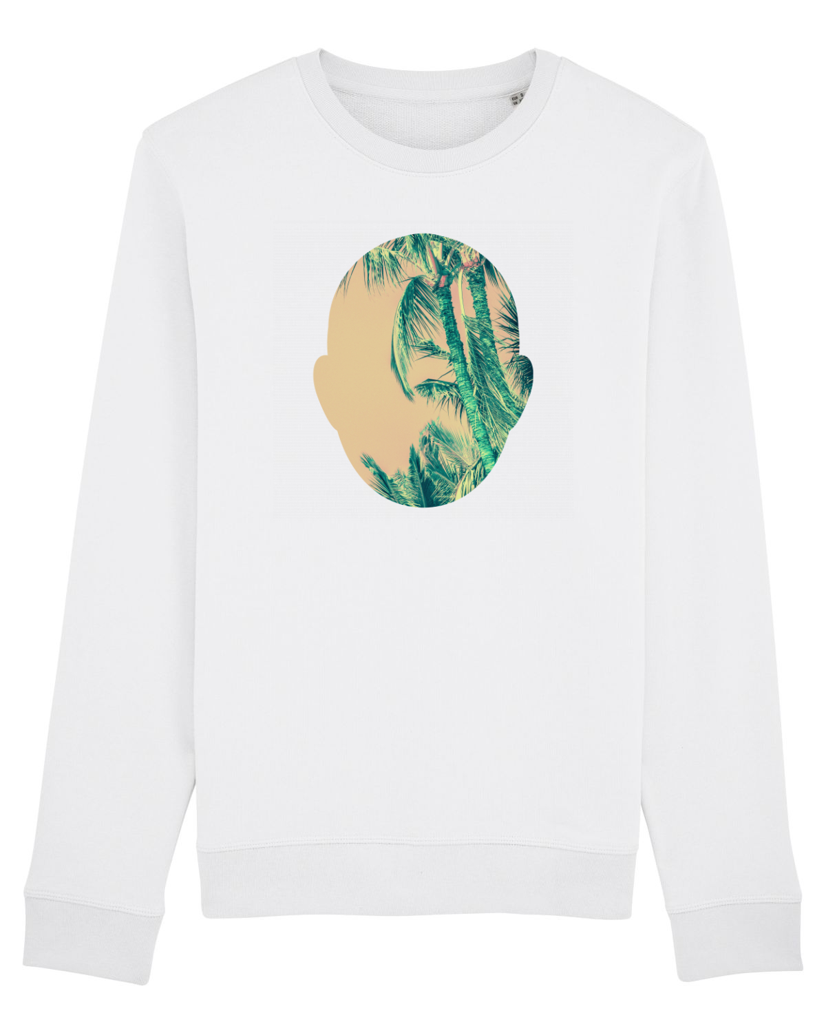 Bluză mânecă lungă Unisex Rise White