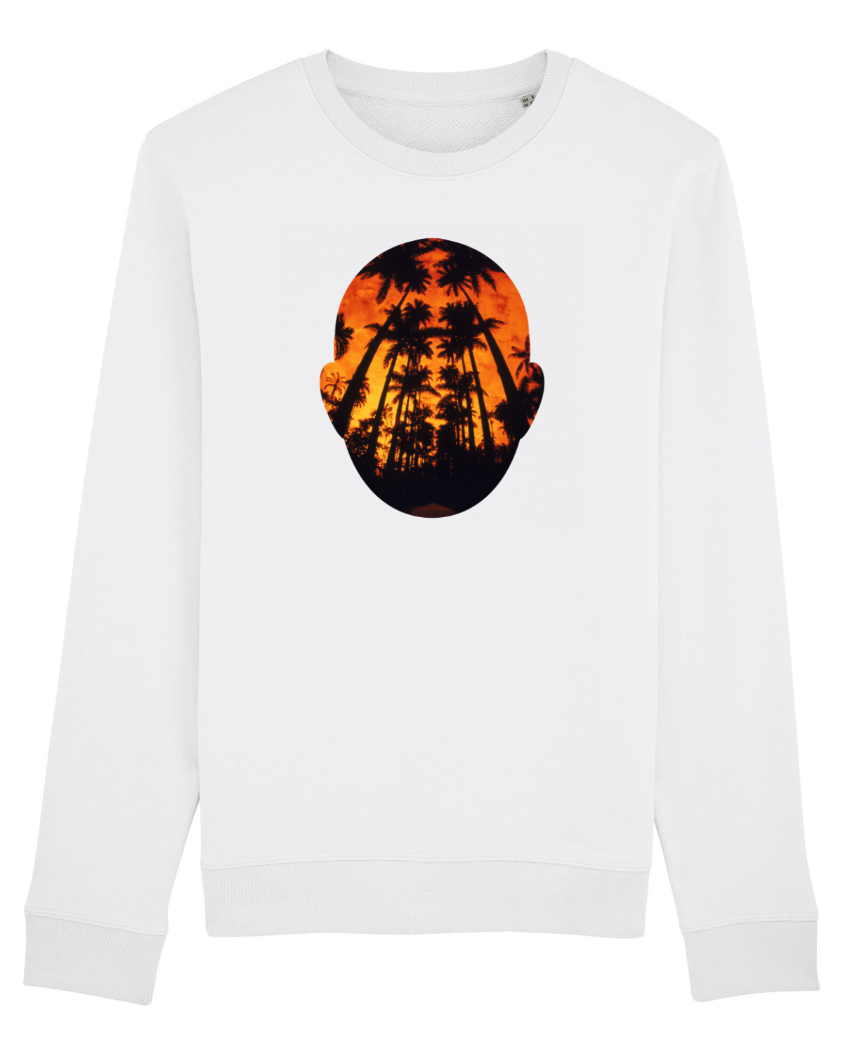 Bluză mânecă lungă Unisex Rise White