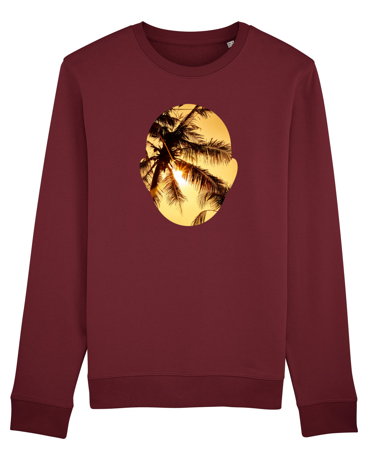 Bluză mânecă lungă Unisex Rise Burgundy
