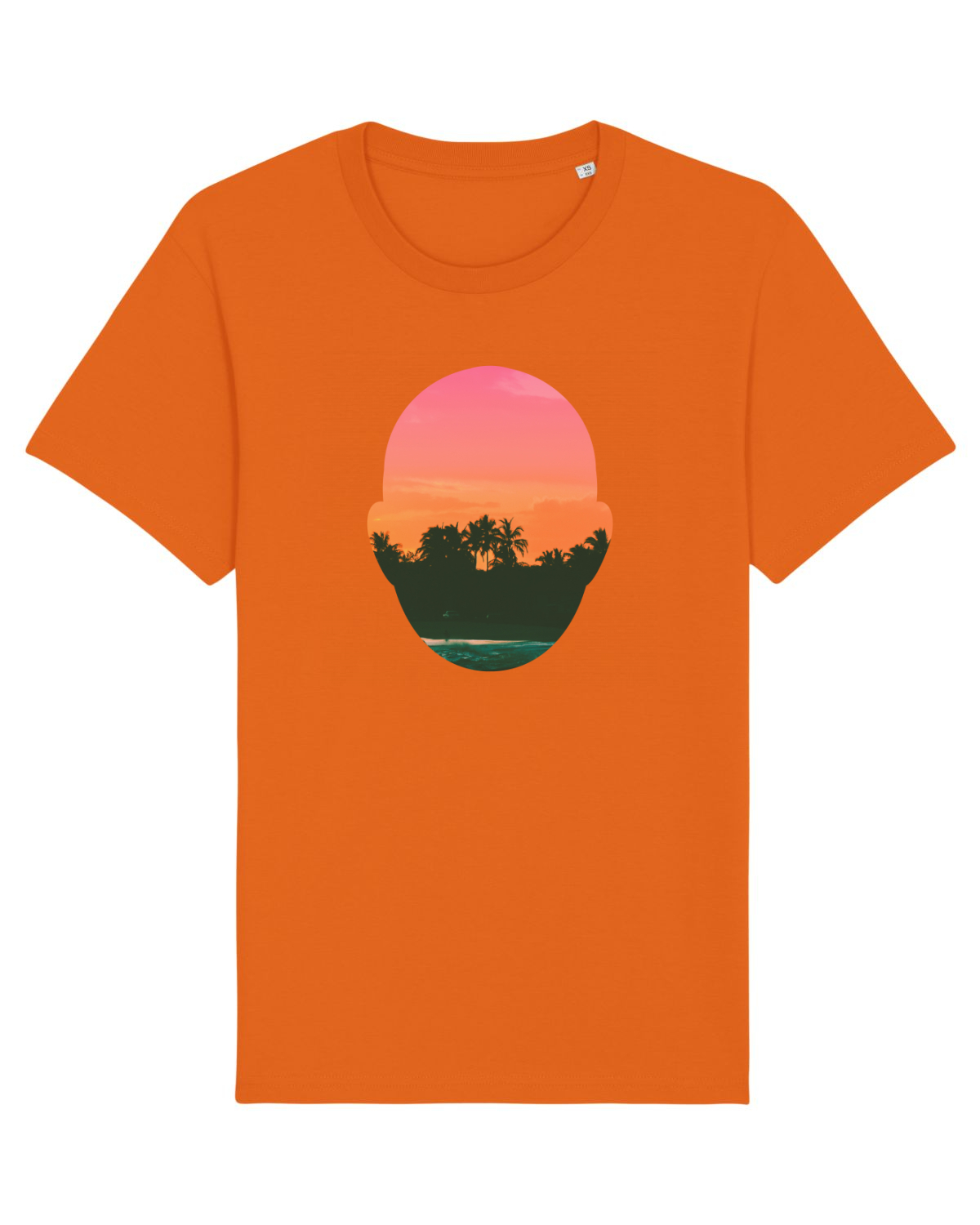 Tricou mânecă scurtă Unisex Rocker Bright Orange