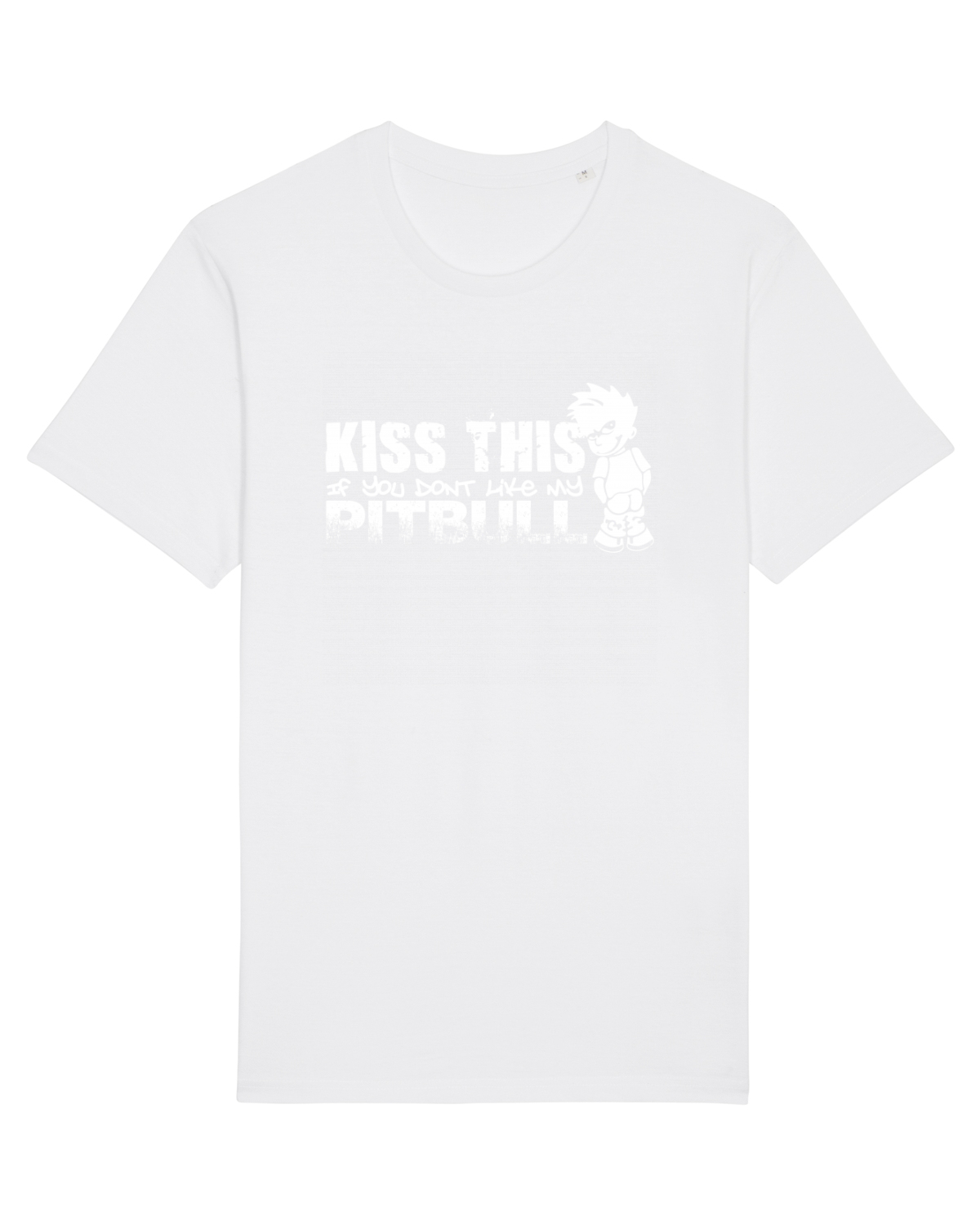 Tricou mânecă scurtă Unisex Rocker White