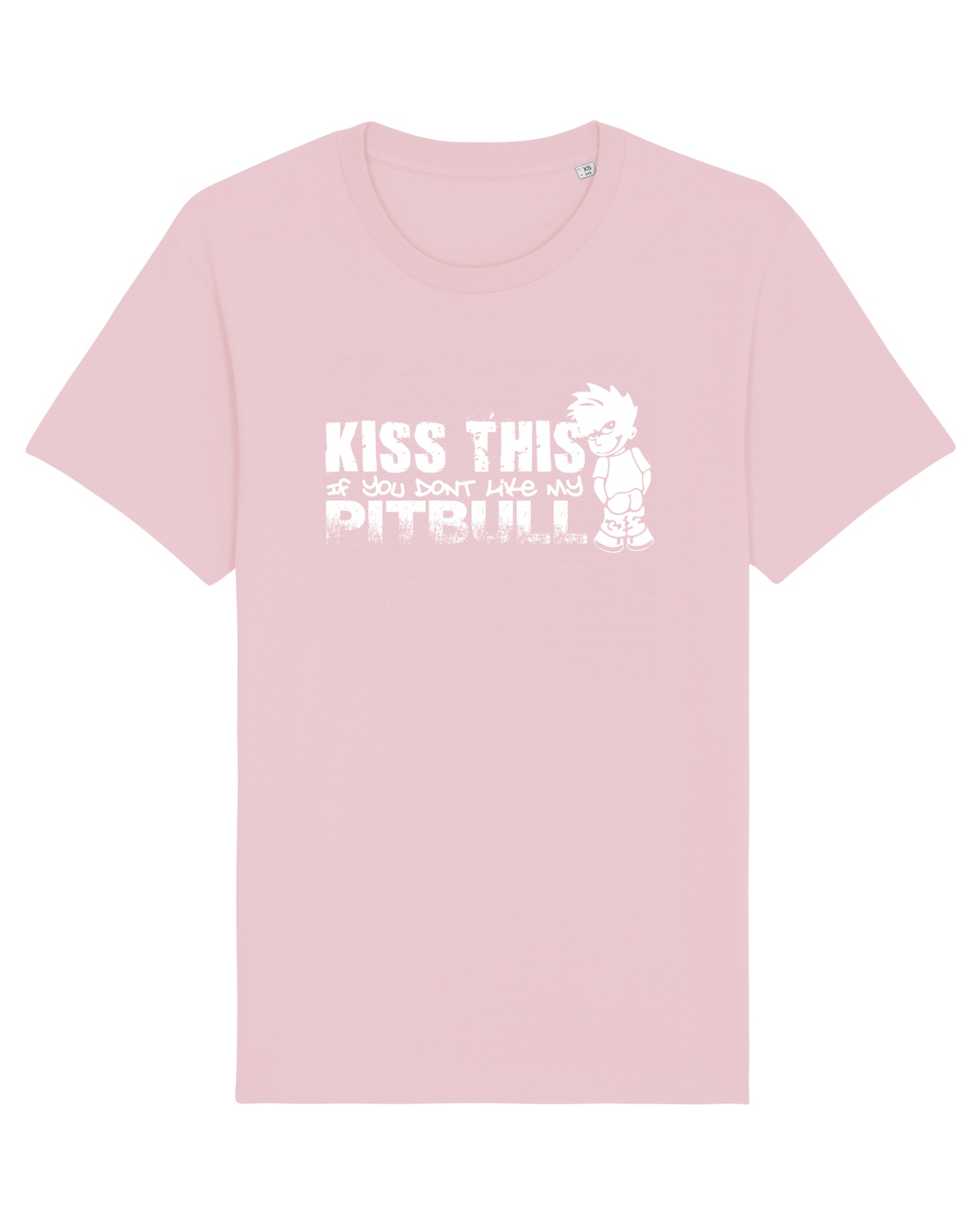 Tricou mânecă scurtă Unisex Rocker Cotton Pink