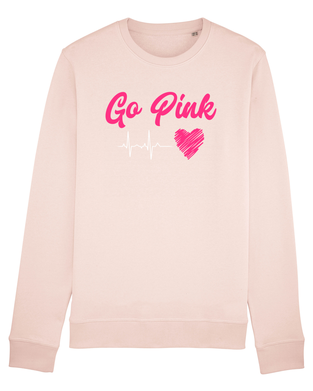Bluză mânecă lungă Unisex Rise Candy Pink