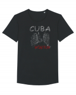Cuba Tricou mânecă scurtă guler larg Bărbat Skater