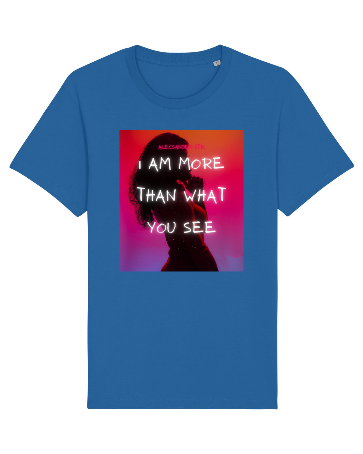 Tricou mânecă scurtă Unisex Rocker Royal Blue