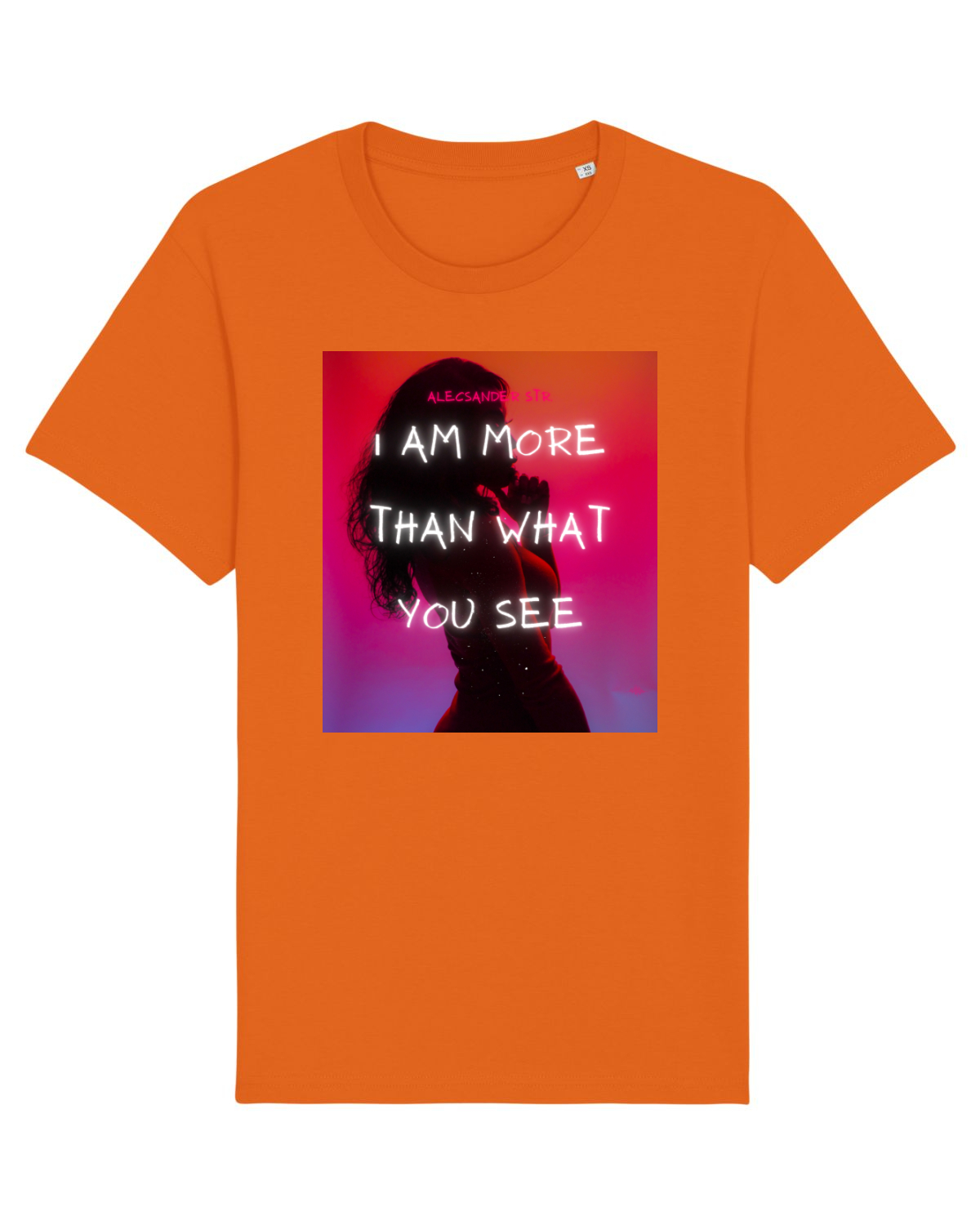 Tricou mânecă scurtă Unisex Rocker Bright Orange