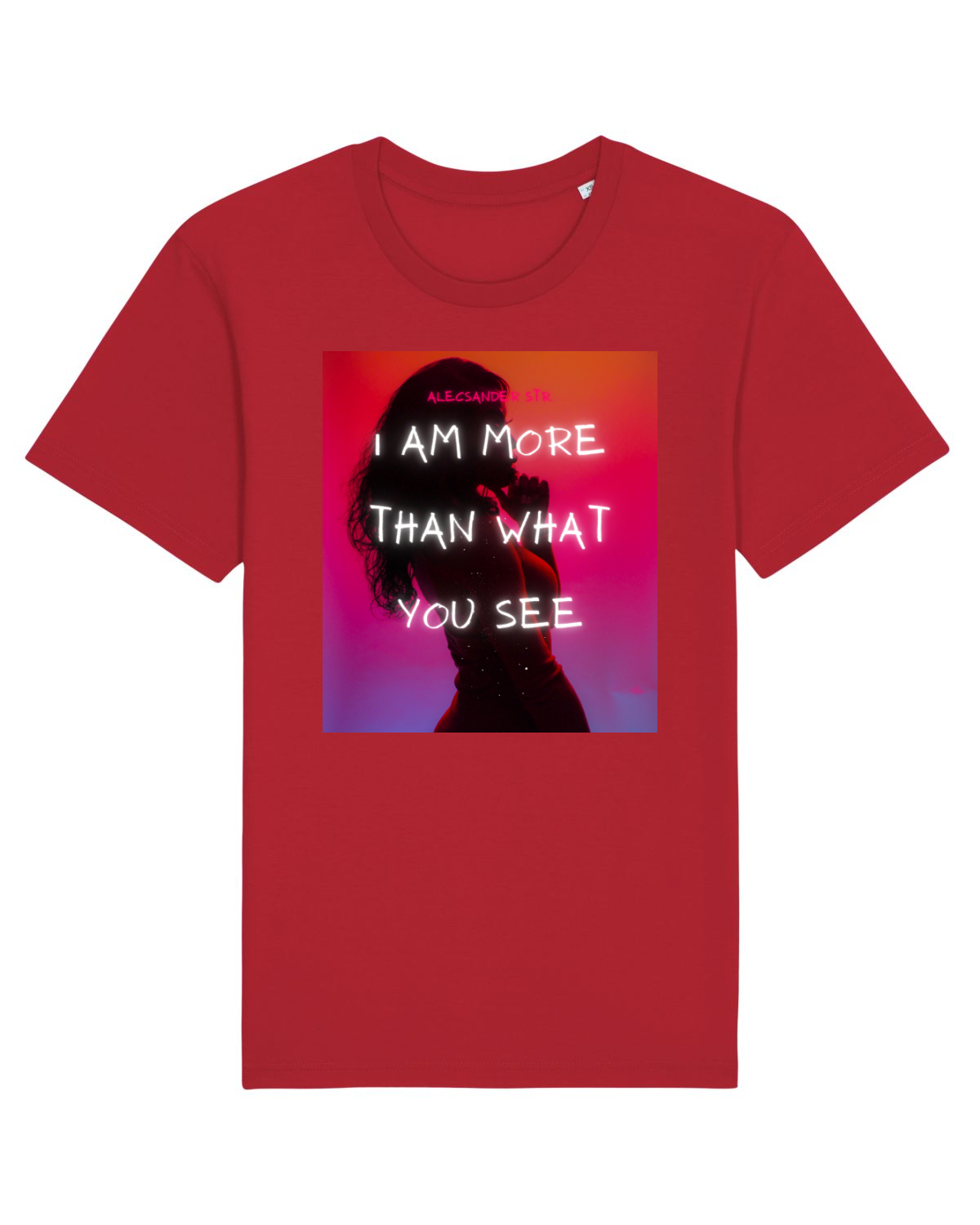 Tricou mânecă scurtă Unisex Rocker Red
