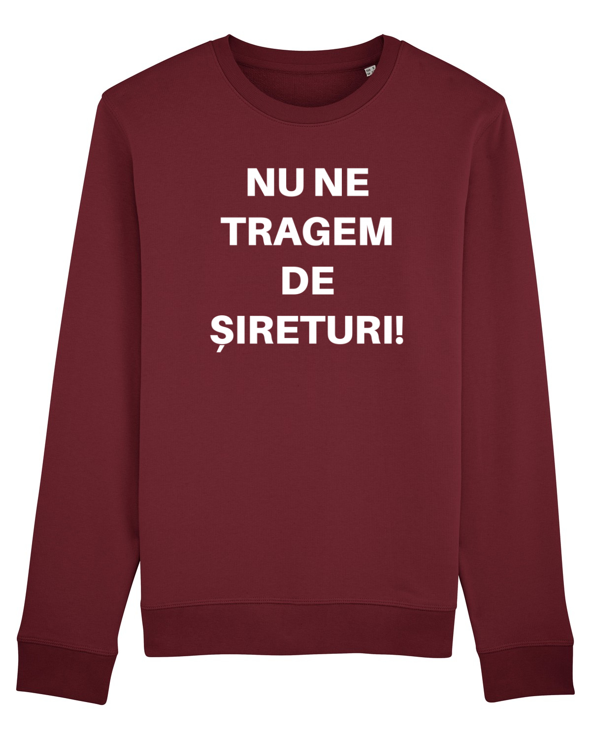 Bluză mânecă lungă Unisex Rise Burgundy