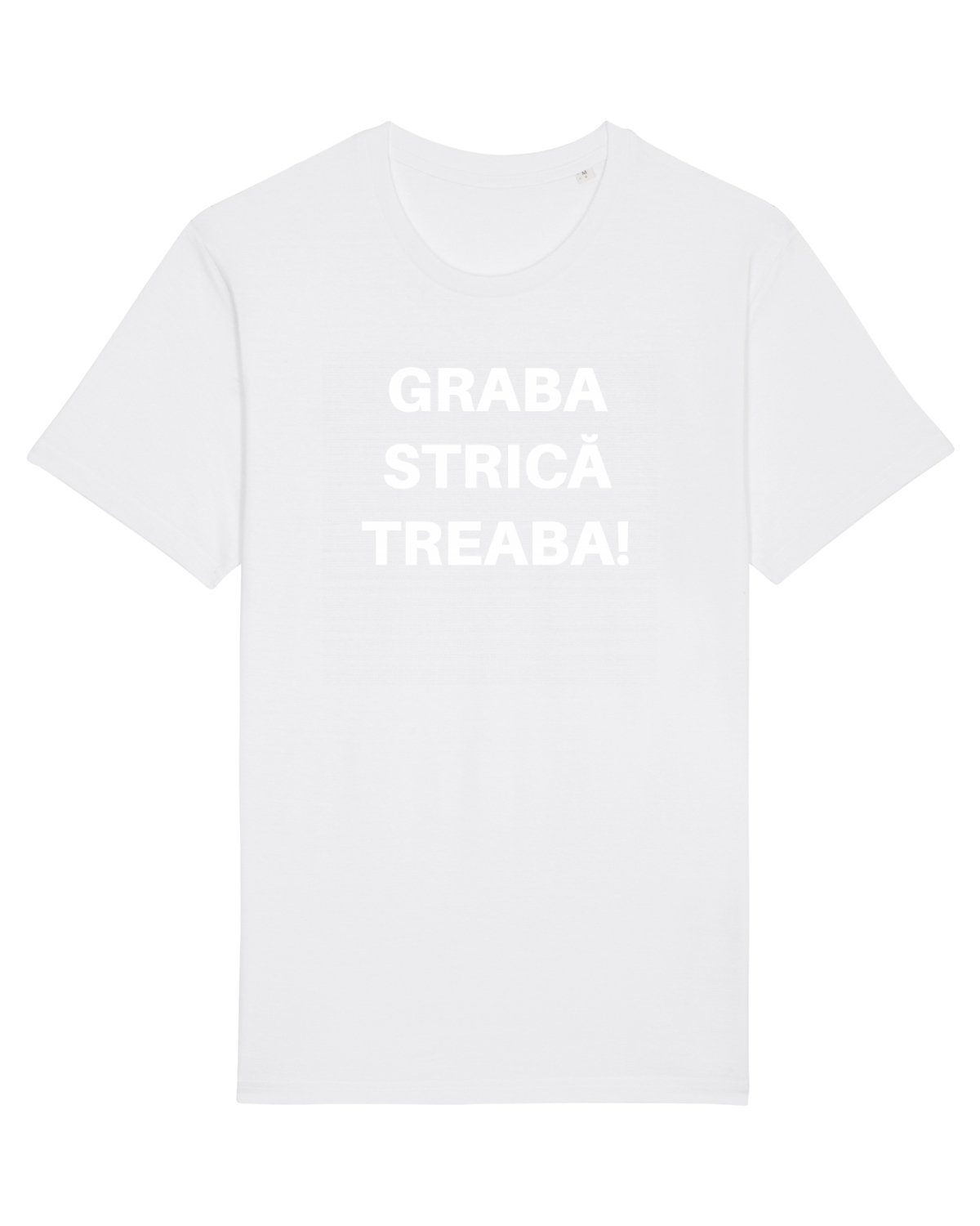 Tricou mânecă scurtă Unisex Rocker White