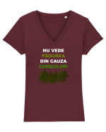 PROVERB Tricou mânecă scurtă guler V Damă Evoker