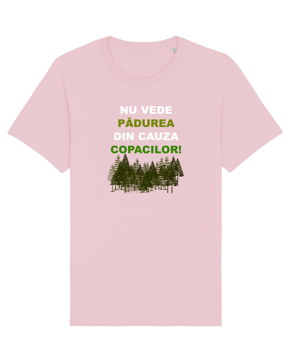 Tricou mânecă scurtă Unisex Rocker Cotton Pink