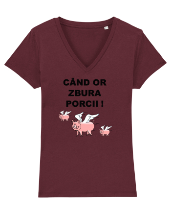 CAND OR ZBURA PORCII Burgundy