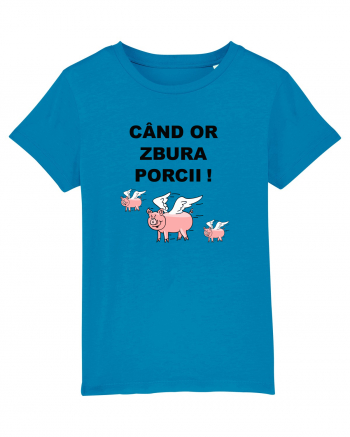 CAND OR ZBURA PORCII Tricou mânecă scurtă  Copii Mini Creator