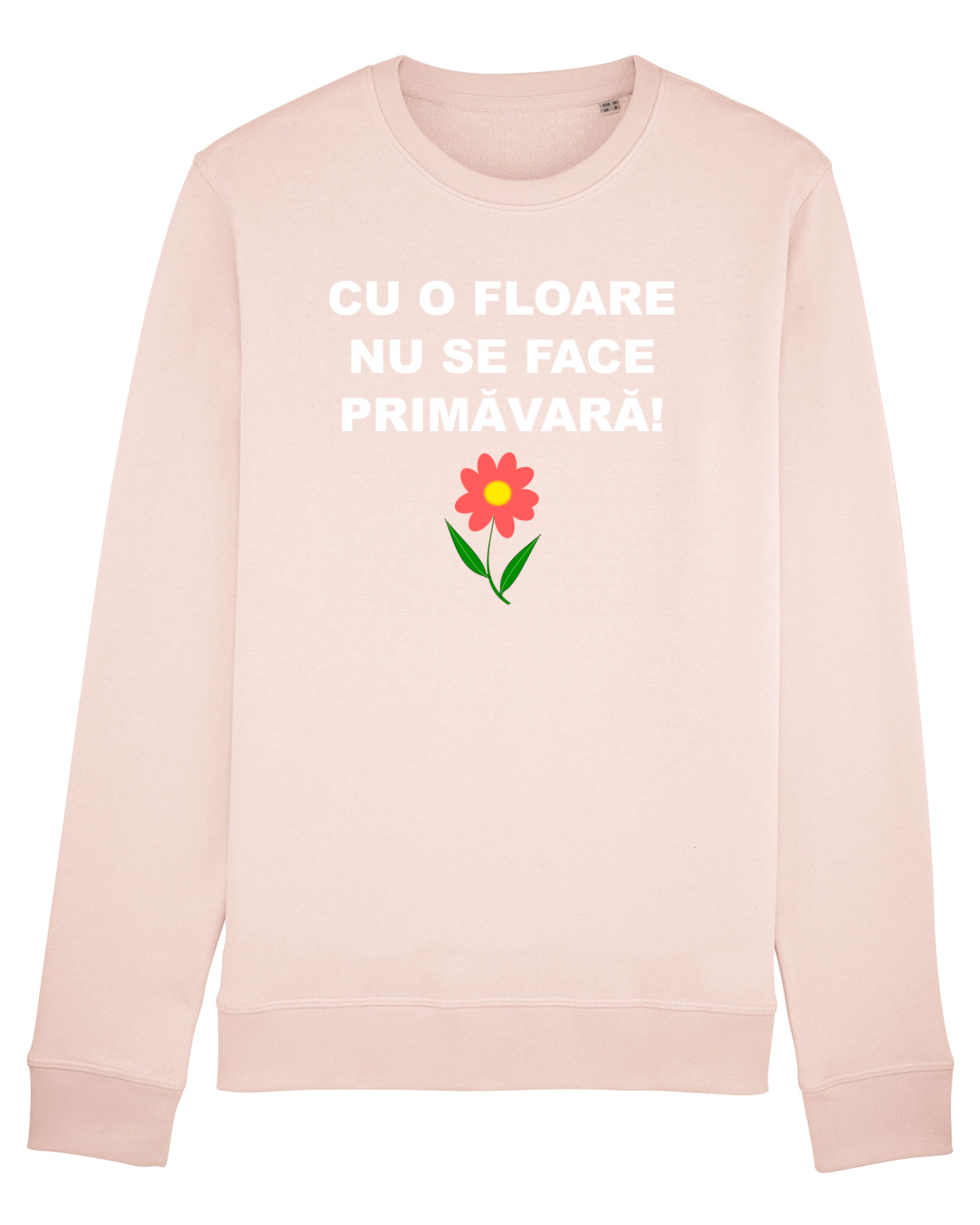 Bluză mânecă lungă Unisex Rise Candy Pink