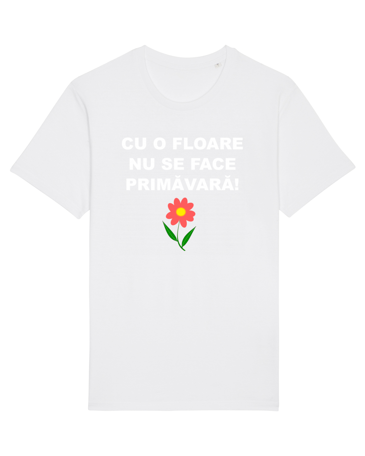 Tricou mânecă scurtă Unisex Rocker White