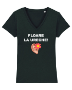 FLOARE LA URECHE Tricou mânecă scurtă guler V Damă Evoker