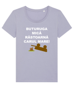 PROVERB Tricou mânecă scurtă guler larg fitted Damă Expresser