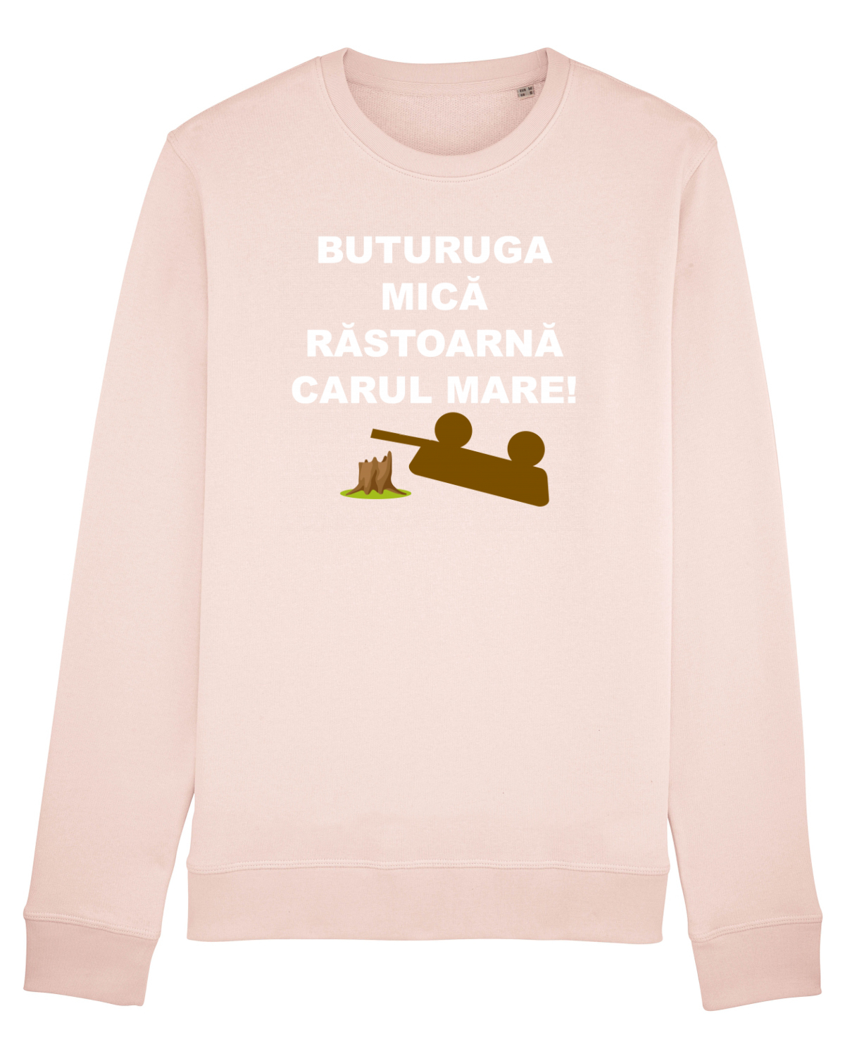 Bluză mânecă lungă Unisex Rise Candy Pink