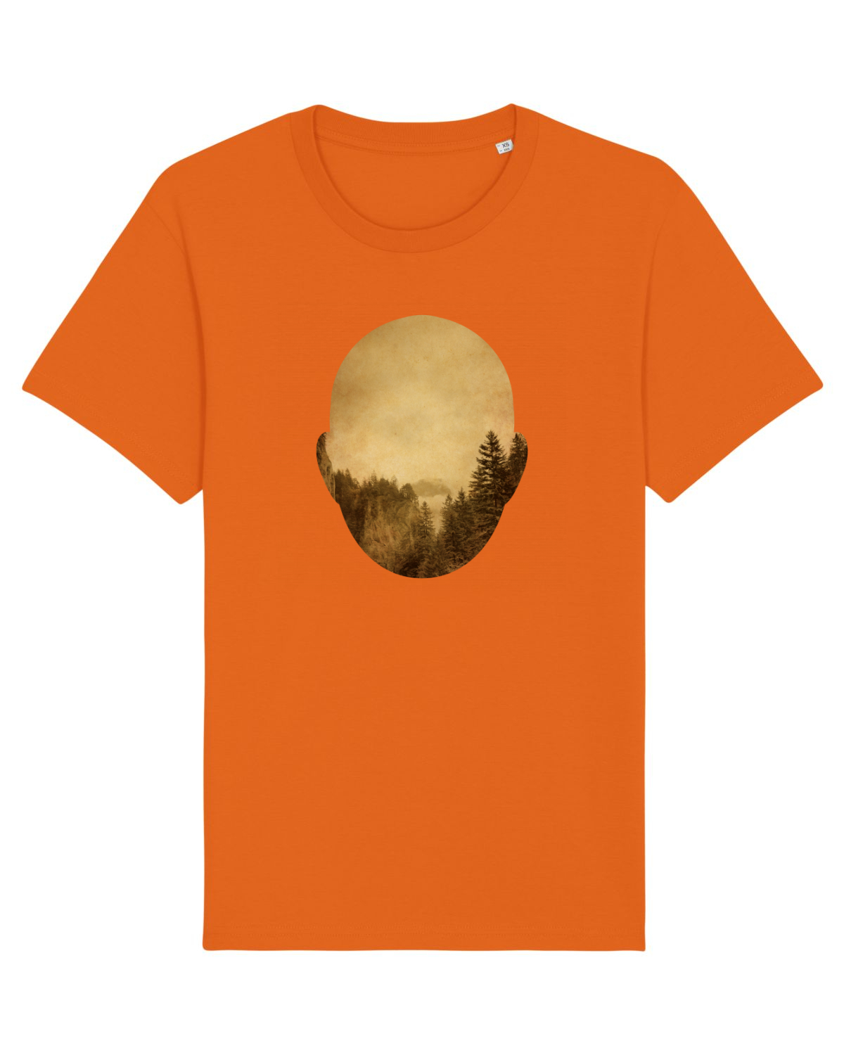 Tricou mânecă scurtă Unisex Rocker Bright Orange