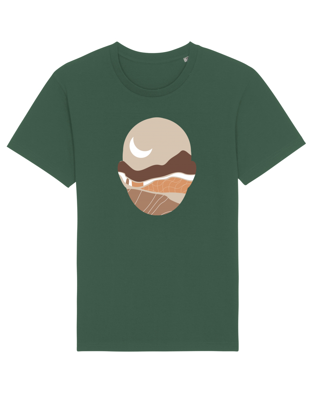 Tricou mânecă scurtă Unisex Rocker Bottle Green
