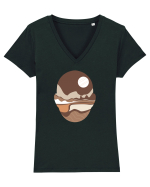 Nature In My Mind Tricou mânecă scurtă guler V Damă Evoker