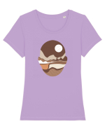 Nature In My Mind Tricou mânecă scurtă guler larg fitted Damă Expresser